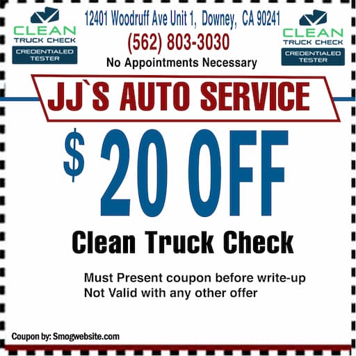Check Clean check Coupon Downey